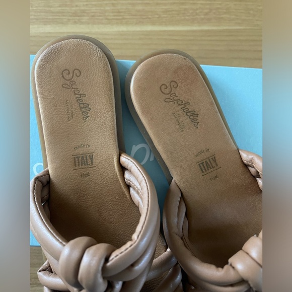Seychelles Sun Kissed Tan Knotted Slide Sandals 6.5 - Picture 6 of 9